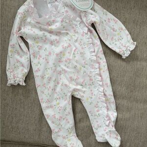 Sweet Floral Footie for Babies